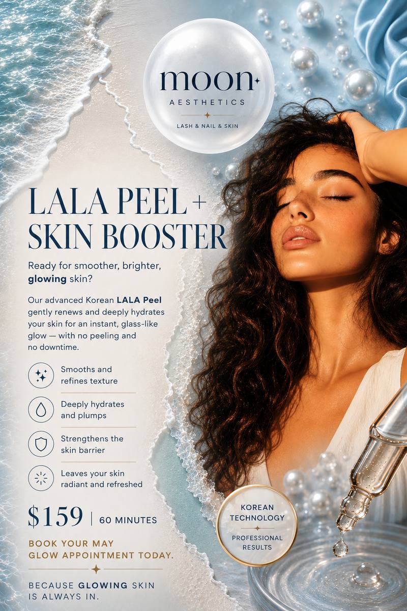 Moon Aesthetics — treatment promotion post