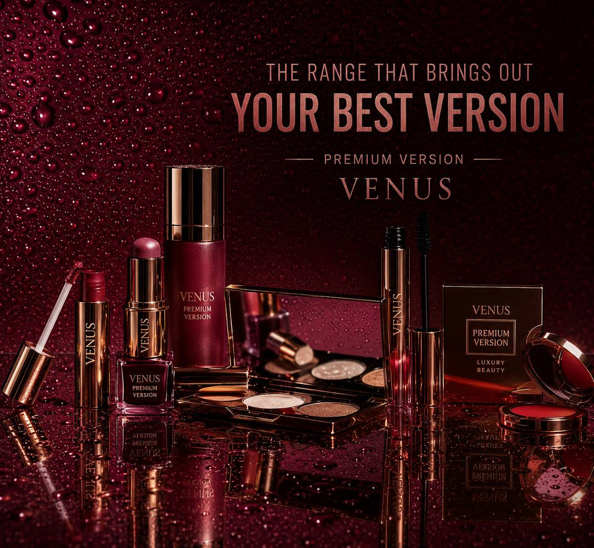Venus Premium — luxury beauty campaign